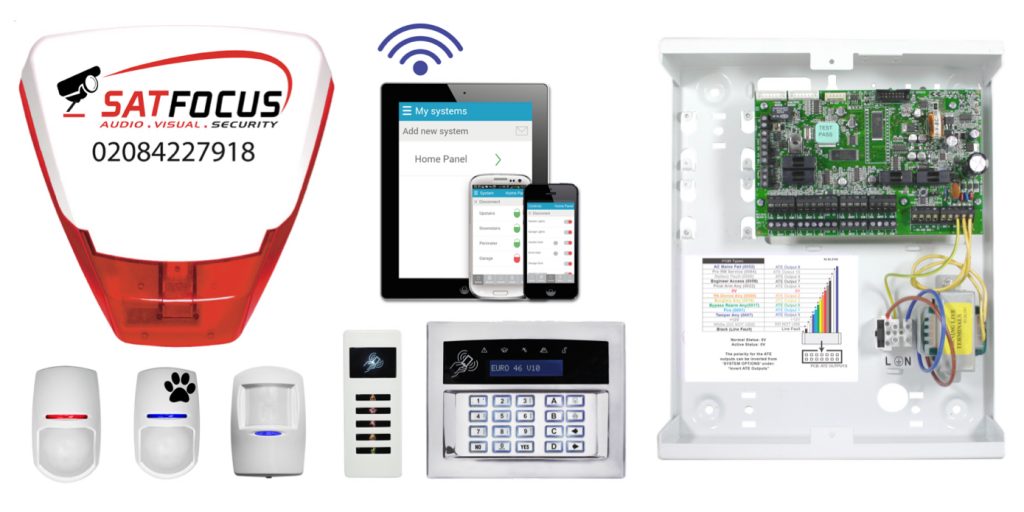 Burglar alarm installation