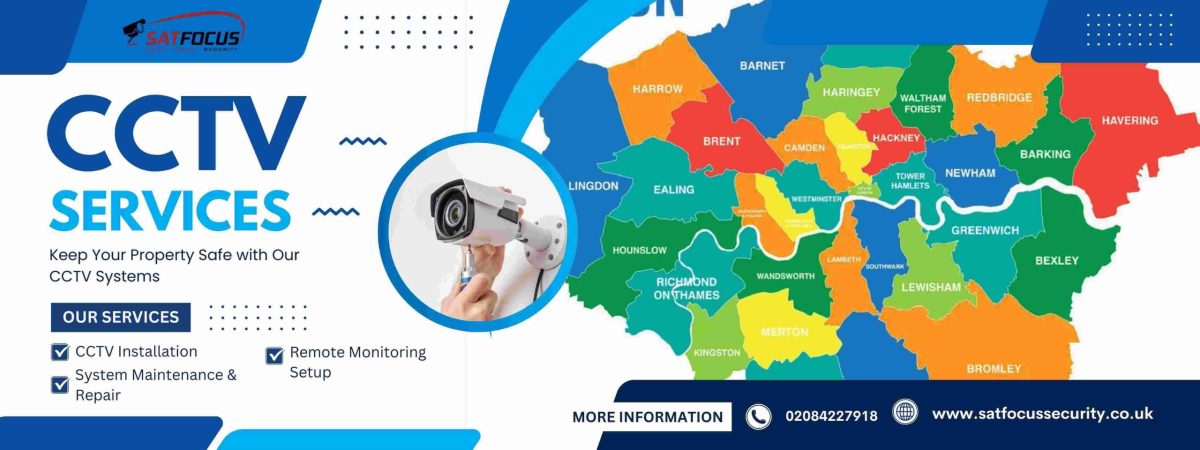 CCTV installers in London Banner-Satfocus-Security
